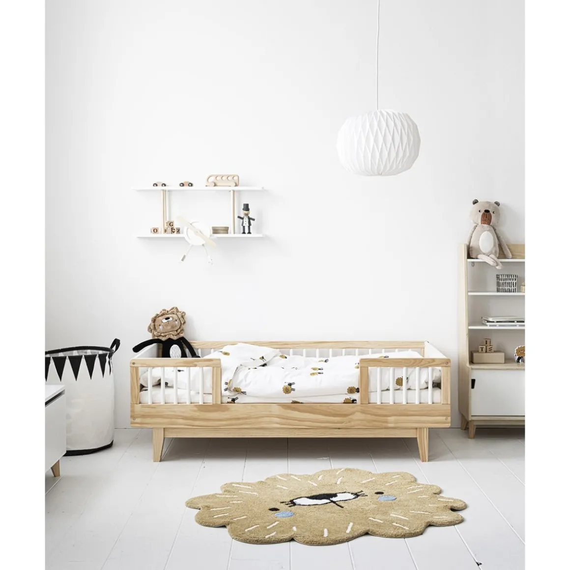Knuffel leeuw - Leeuw knuffel Leo zwart bruin | 50cm