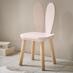 KONIJNENSTOELTJE | PEUTERSTOEL | ROZE