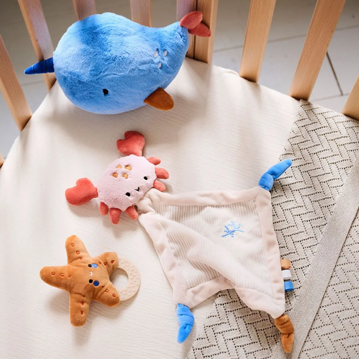 KRAAMCADEAU SET u00abOCu00c9ANu00bb | 3-DELIGE SET | BEIGE