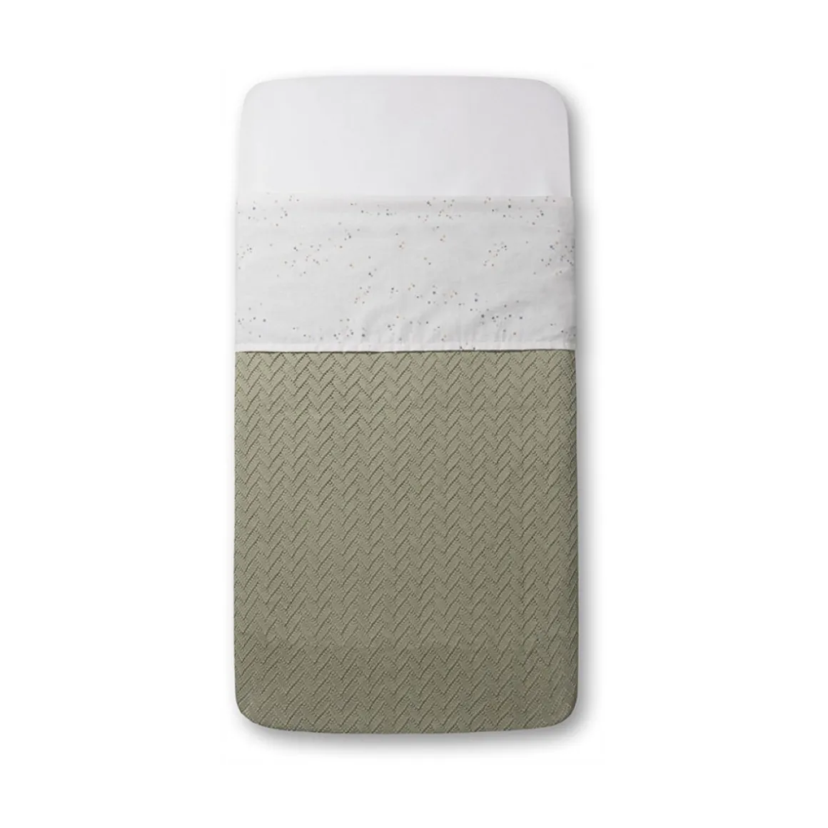 LAKEN CO-SLEEPER 75 X 100 CM u00abSTARSu00bb | OFF-WHITE MET STERREN