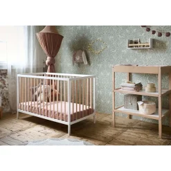 LEDIKANT u00abHETREu00bb | 60 X 120 CM | WIT EN NATUREL