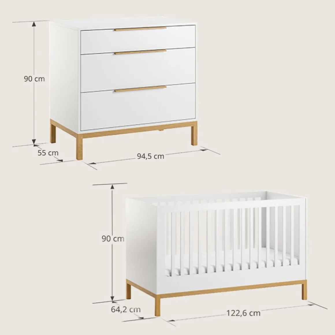LEDIKANT u00abSOIEu00bb | 60 X 120 CM | WIT