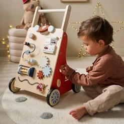 LOOPWAGEN BABY - HOUTEN LOOPWAGEN u00abVROUMu00bb | ROOD