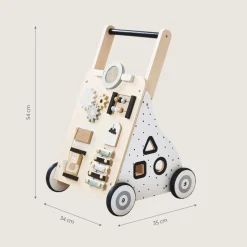 Loopwagen baby - Houten loopwagen | Naturel