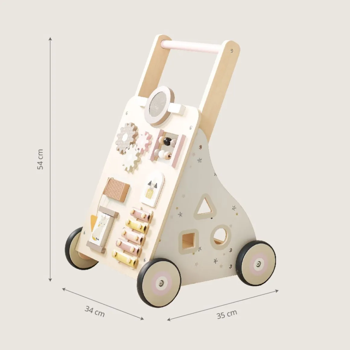 Loopwagen baby - houten loopwagen | Unicorn Lara