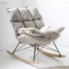 Luxe schommelstoel voor in babykamer | u00abCOCONu00bb | Grijs