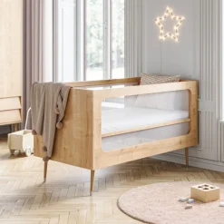 Meegroei ledikant 140x70 u00abBosqueu00bb | Hout