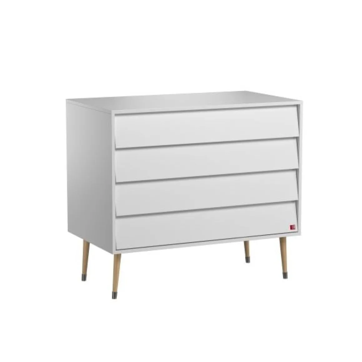 Meegroei ledikant 140x70 u00abBosqueu00bb | Wit