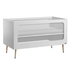 Meegroei ledikant 140x70 u00abBosqueu00bb | Wit