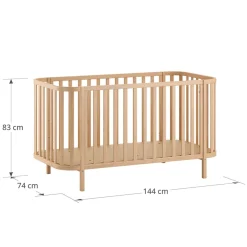 MEEGROEIBED OVAAL u00abCOCOONu00bb | 70 X 140 CM | NATUREL
