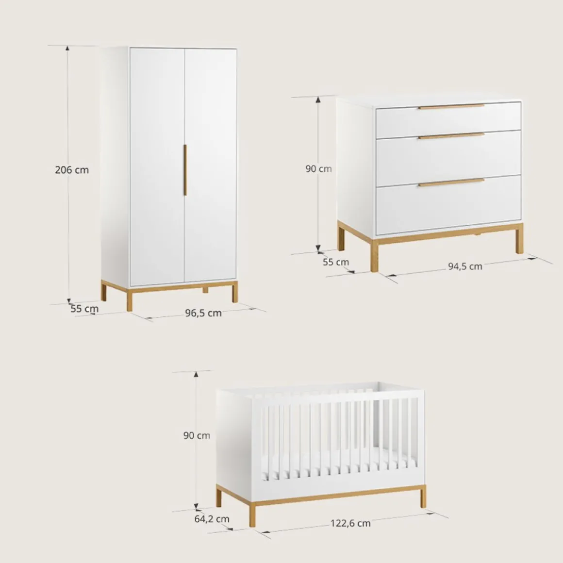 MEEGROEIBED u00abSOIEu00bb | 140X70 CM | WIT