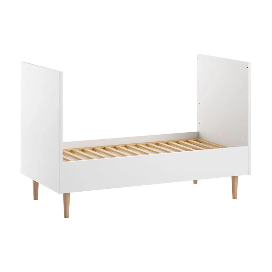 Meegroeibed 140x70cm u00abu00c9TOILEu00bb | Wit