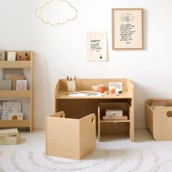 MONTESSORI BOEKENKAST u00abELLIPSEu00bb | NATUREL