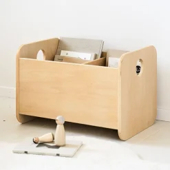 MONTESSORI HOUTEN SPEELGOEDKIST u00abELLIPSEu00bb | NATUREL