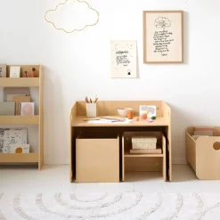 MONTESSORI HOUTEN SPEELGOEDKIST u00abELLIPSEu00bb | NATUREL