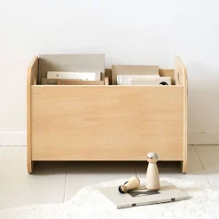 MONTESSORI HOUTEN SPEELGOEDKIST u00abELLIPSEu00bb | NATUREL