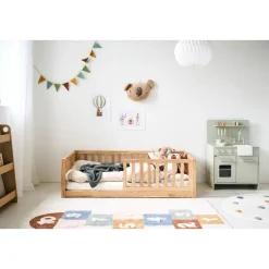 MONTESSORI VLOERBED u00abNIDu00bb | 70 X 140 CM | NATUREL