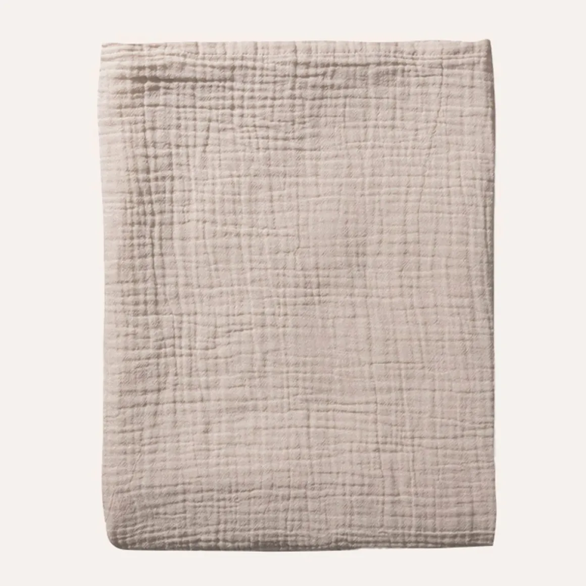 MOUSSELINE BABYLAKENTJE / INBAKERDOEK | 100 X 140 CM | BEIGE