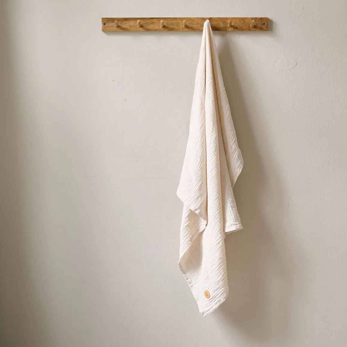 MOUSSELINE BABYLAKENTJE / INBAKERDOEK | 75 X 100 CM | BEIGE