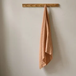 MOUSSELINE BABYLAKENTJE / INBAKERDOEK | 75 X 100 CM | CARAMEL