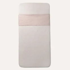 MOUSSELINE BABYLAKENTJE / INBAKERDOEK | 75 X 100 CM | ZACHT ROZE
