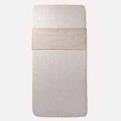 MOUSSELINE BABYLAKENTJE / INBAKERDOEK | 100 X 140 CM | BEIGE