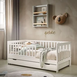 Mousseline dekbedovertrekset 120x150cm, incl. kussenhoes | Groen