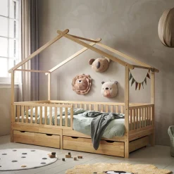 Mousseline dekbedovertrekset 120x150cm, incl. kussenhoes | Groen