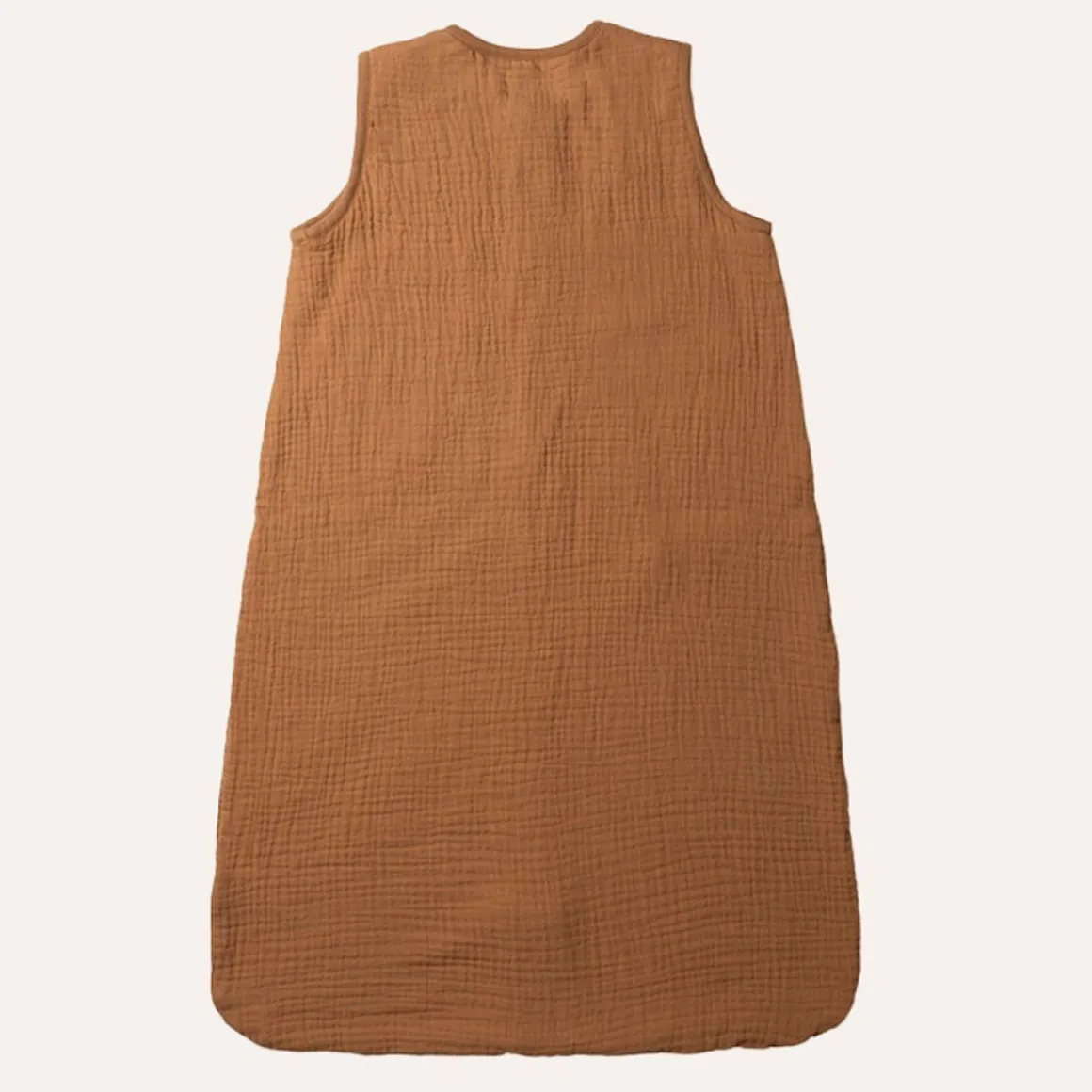 MOUWLOZE MOUSSELINE BABY SLAAPZAK | CARAMEL | 70 CM | 3-6 MAANDEN