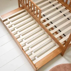 ONDERSCHUIFBED VOOR BEDHUISJE u00abMAISONu00bb (80 X 160 CM ) | WALNOOT