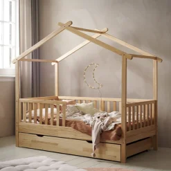 ONDERSCHUIFLADE VOOR BEDHUISJE u00abMAISONu00bb (80 X 160 CM ) | NATUREL