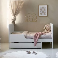 ONDERSCHUIFLADE VOOR KINDERBEDDEN u00abBRUMEu00bb EN u00abMILOu00bb | WIT