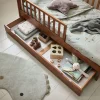 ONDERSCHUIFLADE VOOR PEUTERBED u00abPLUMEu00bb | 140X70 | WALNOOT