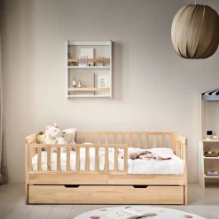 ONDERSCHUIFLADE VOOR PEUTERBED u00abPLUMEu00bb | 140X70 | NATUREL