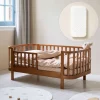 OVAAL PEUTERBED u00abCOCOONu00bb | 70 X 140 CM | WALNOOT