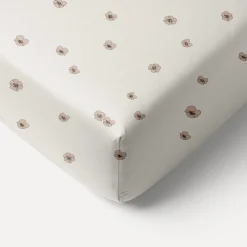 PEUTER HOESLAKEN 70 X 140 CM u00abPANSYu00bb | BEIGE-ROZE