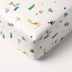 PEUTER HOESLAKEN 70 X 140 CM u00abSAFARIu00bb | WIT