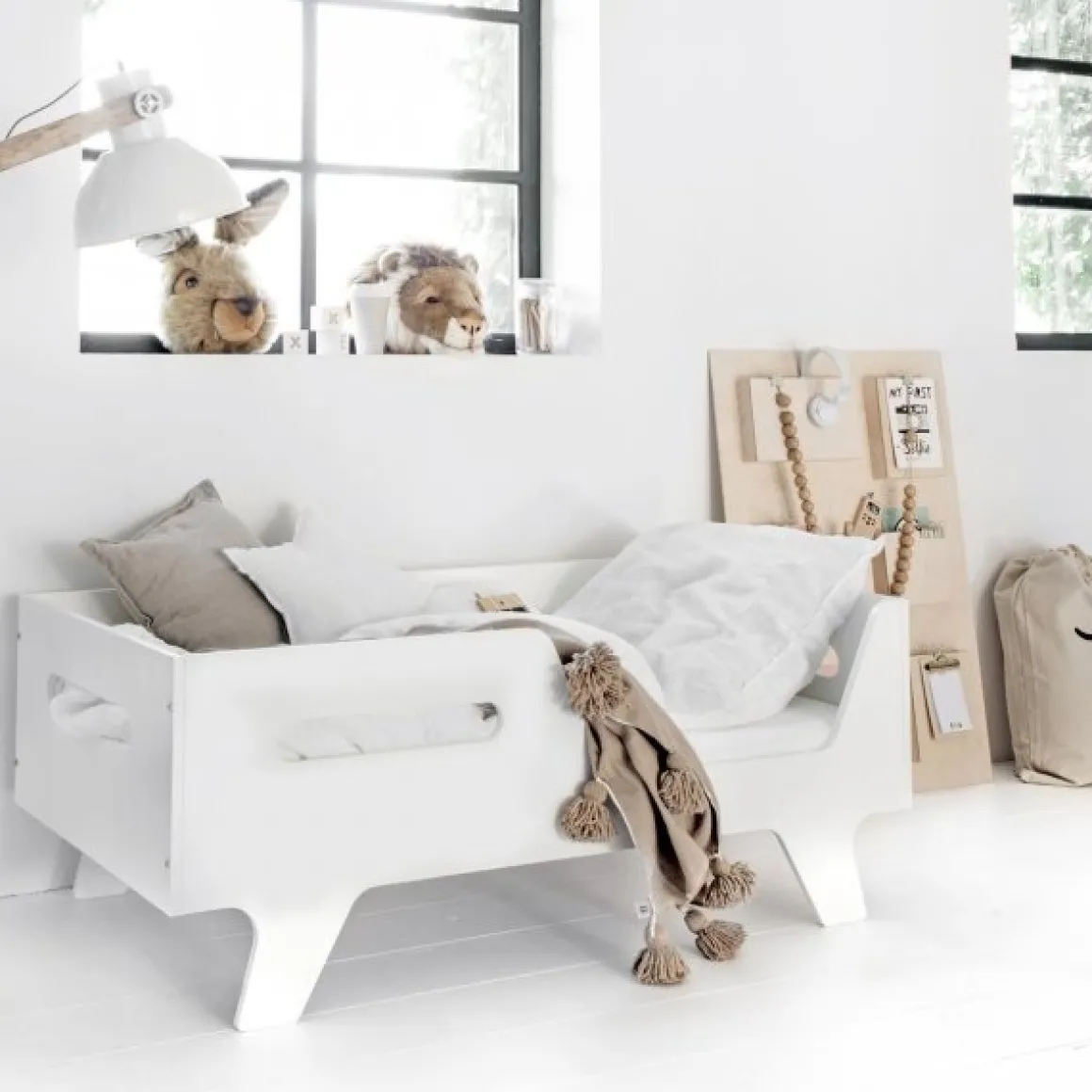 Peuterbed u00abCOLOMBEu00bb 140X70CM WIT