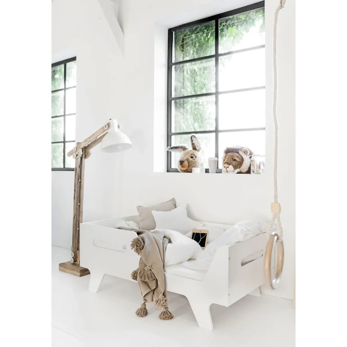 Peuterbed u00abCOLOMBEu00bb 140X70CM WIT