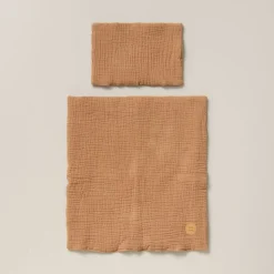 poppen beddengoed u00abColombeu00bb | Caramel
