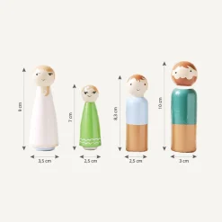 POPPEN VOOR POPPENHUIS | u00abMa Petite Famille Amarantheu00bb