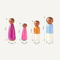 POPPEN VOOR POPPENHUIS | u00abMa Petite Famille Bougainvilleu00bb
