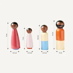 POPPEN VOOR POPPENHUIS | u00abMa Petite Famille Plumeriau00bb