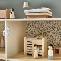 POPPENHUIS MEUBELS VAN HOUT 14-DELIGE SET | u00abCAMPAGNEu00bb