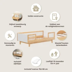 Premium comfort schuimmatras 140 x 70 x 10 cm