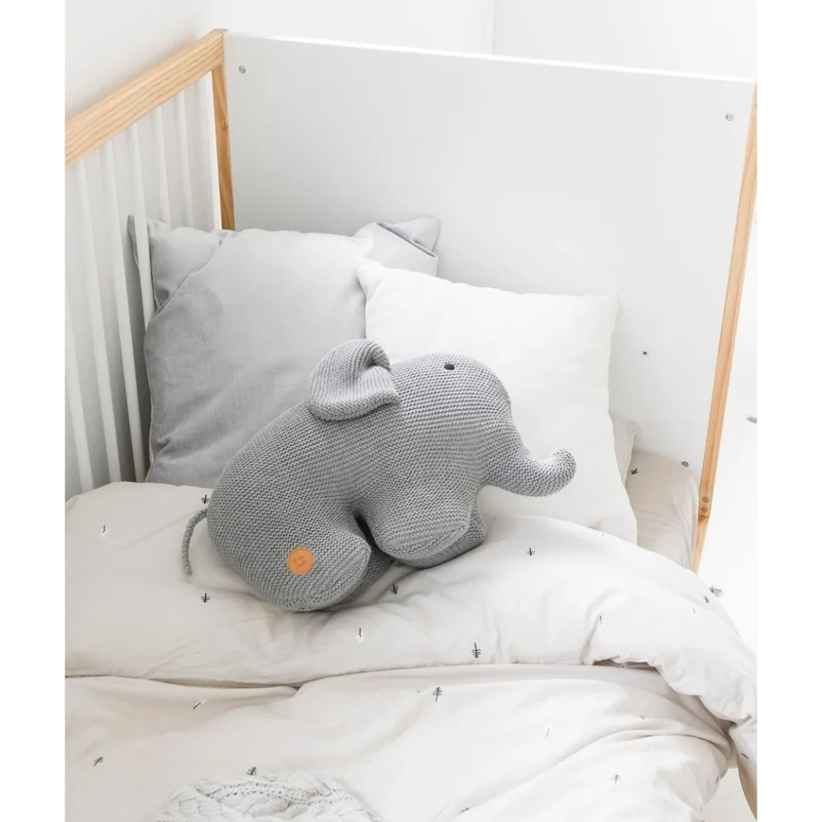 Premium laken voor matras u00abForu00eatu00bb 80x160cm GOTS | Licht grijs