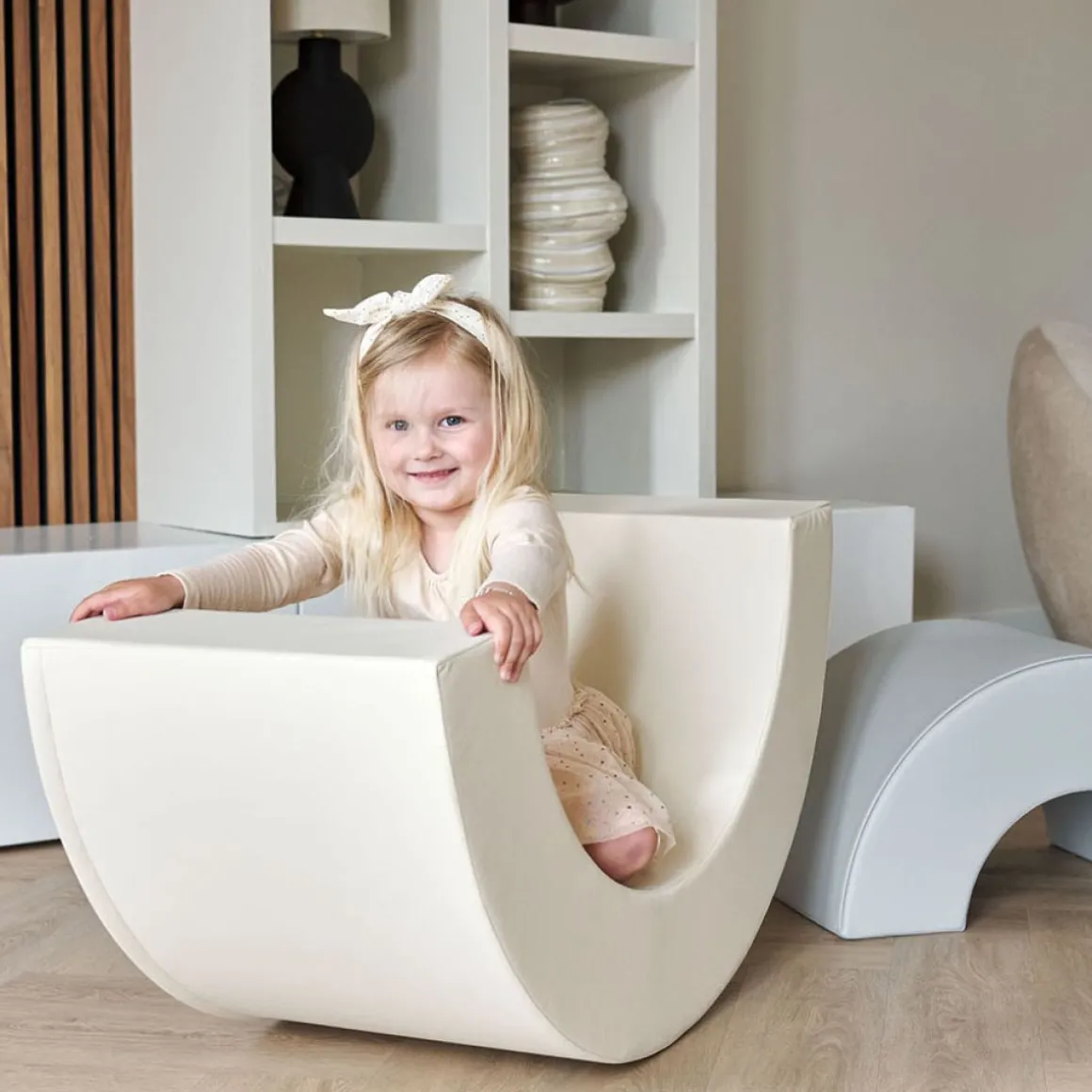 REGENBOOG FOAM BLOKKEN u00abARC EN CIELu00bb | 3-DELIG | PASTEL