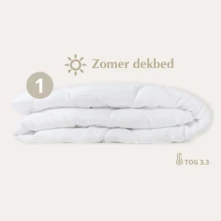 4-SEIZOENEN PEUTERDEKBED MET KUSSEN ANTI-ALLERGISCH | 120 x 150 CM