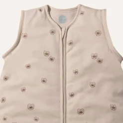 SLAAPZAK MET AFRITSBARE MOUWEN u00abPANSYu00bb | BEIGE-ROZE | 110 CM | 18-36 MAANDEN