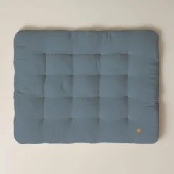 SPEELKLEED 85 x 110 CM | BIOLOGISCH MOUSSELINE KATOEN | DENIMBLAUW